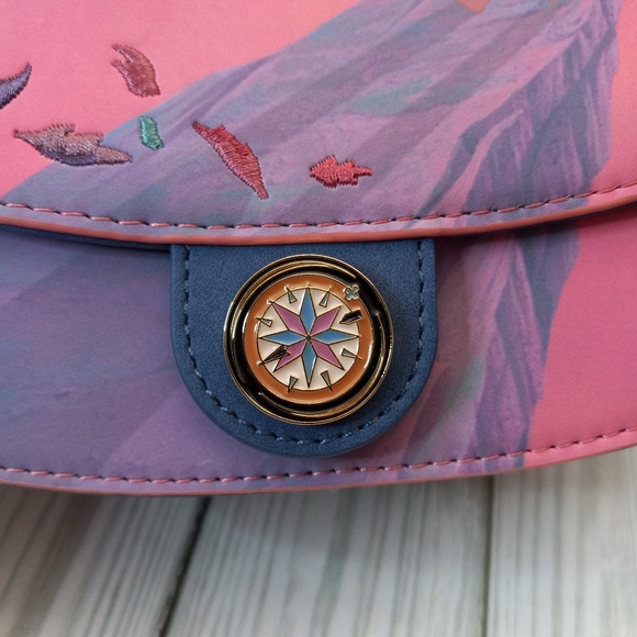 Loungefly Disney Pocahontas Colors of the Wind Crossbody Purse - Picture 4 of 10